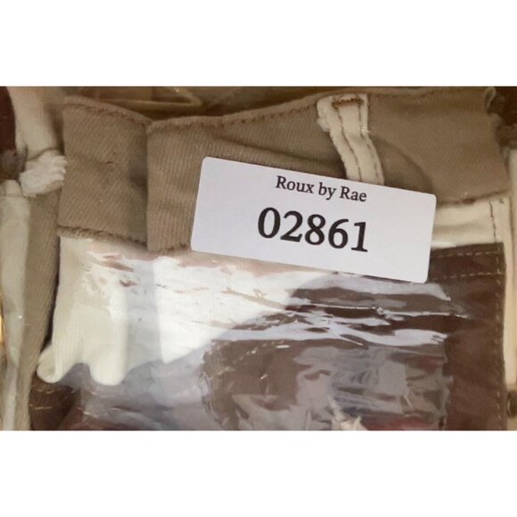 Machine Jeans 7 Flare Patch Brown Colorblock Y2K 90s Bell Bottom Boho - Picture 15 of 15